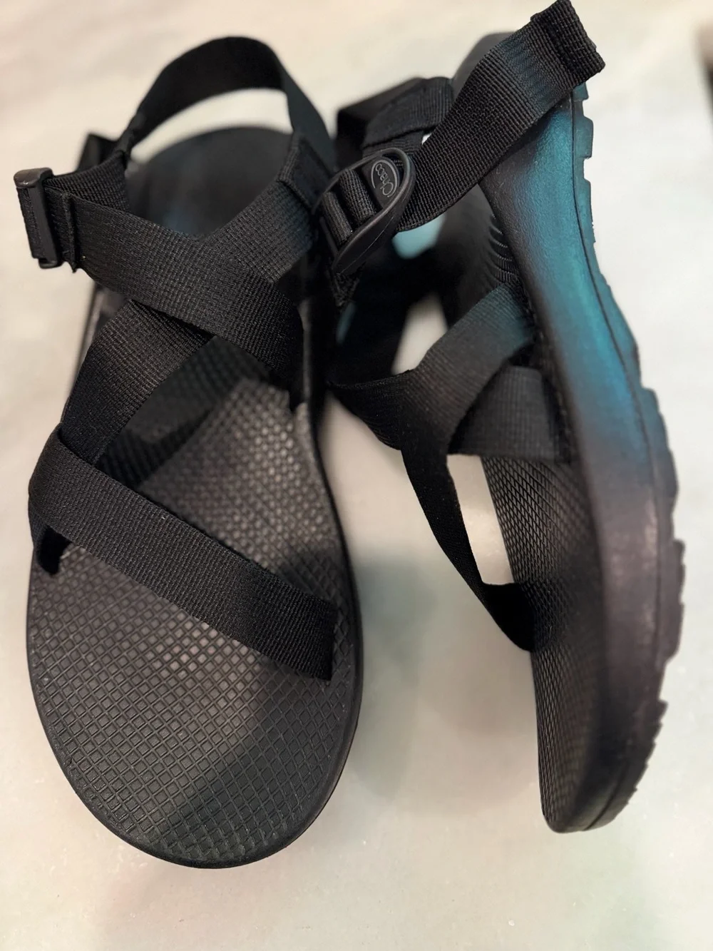 Chaco Z/Cloud Adjustable Strap Cushioned Sandals Black Men’s Size 10